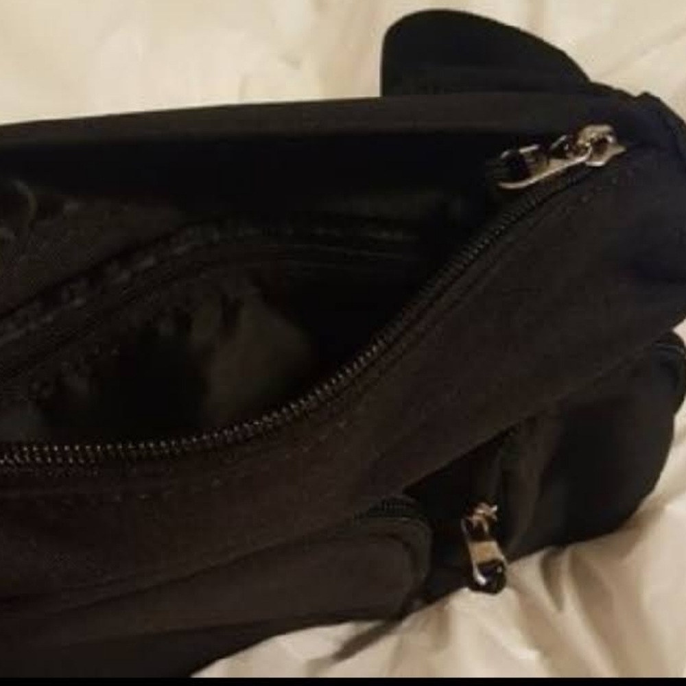 CXWMZY Black Unisex Waist Bag Fanny Pack - Picture 2 of 8